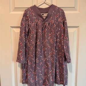 Floral Purple Kids Dress